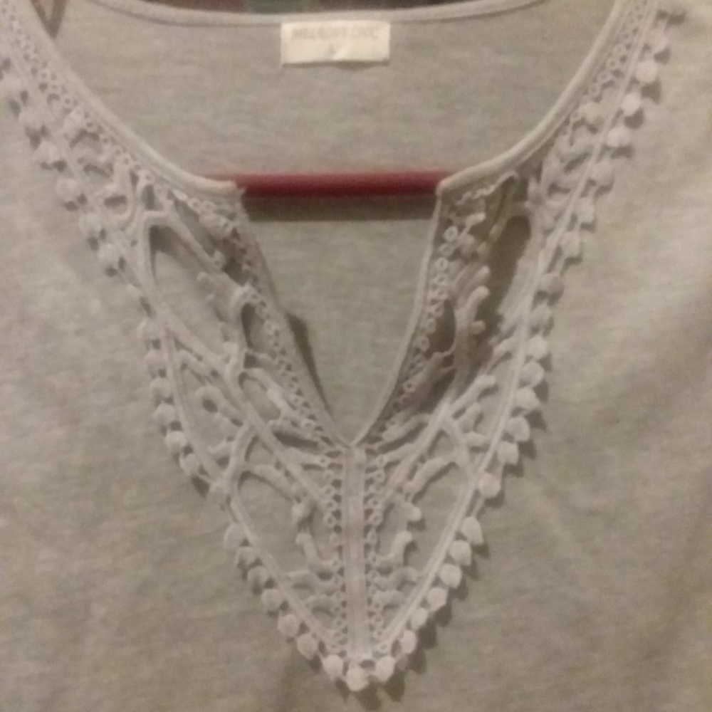 Gray Boho Tunic - Picture 2 of 3